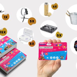 Lote Tarjetas Fidelización Pack 4