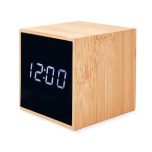Reloj despertador de Bambú (LOTE DE 5 UNIDADES)